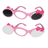 PINK BLOSSOM FLIP-UP OCCLUDER GLASSES OPAQUE