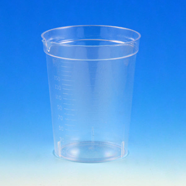 Globe Scientific Specimen Container, 6.5oz, with Pour Spout, PS, Graduated - GS-5921
