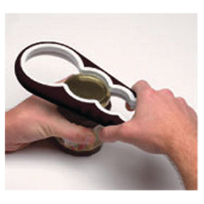 Easy grip jar lid or bottle cap opener