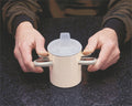 Thumbs-up cup and spout lid