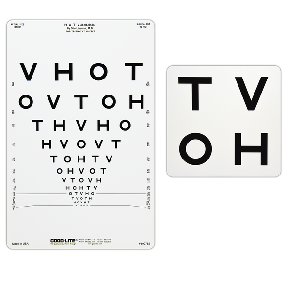 HOTV PROPORTIONAL SPACED TRANSLUCENT CHART