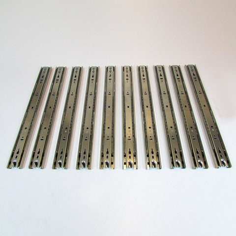 capsa M Series/Vintage Mobile Drawer Slides - 18 Inch - Quantity Of 10 Slides