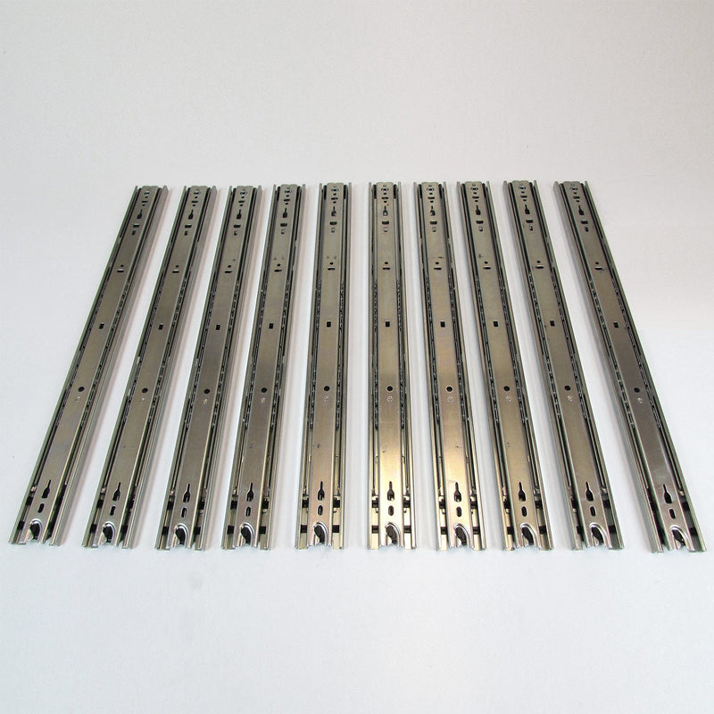 capsa M Series/Vintage Mobile Drawer Slides - 20 Inch - Quantity Of 10 Slides