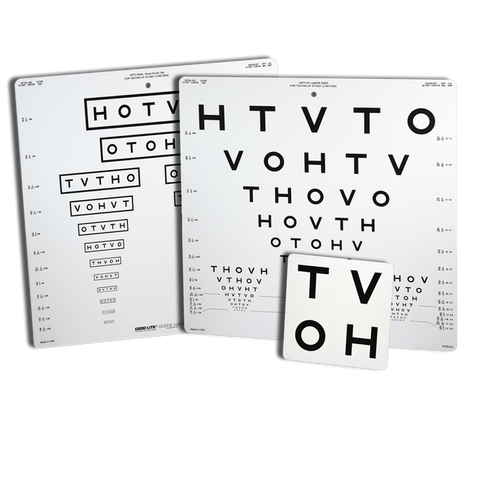 HOTV PEDIATRIC EYE CHART FOR THE WALL