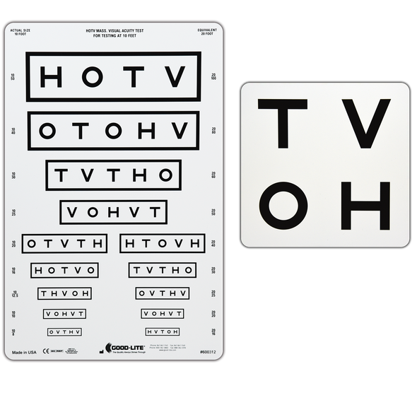 MASSTEST™ HOTV DISTANCE CHART