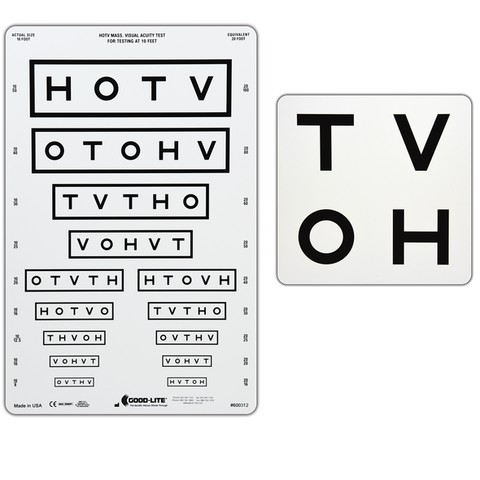 MASSTEST™ HOTV DISTANCE CHART