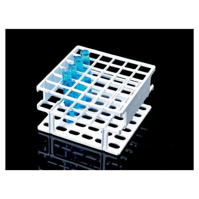 Nalge Nalgene Unwire Test Tube Rack 16mm/ Half-Size 36 Place White Each - Nunc International - 5972-0016