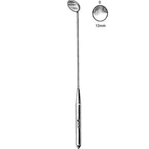 Sklar Instruments Laryngeal Mirror 12mm #0 Handle Chrome Each - 73-1190