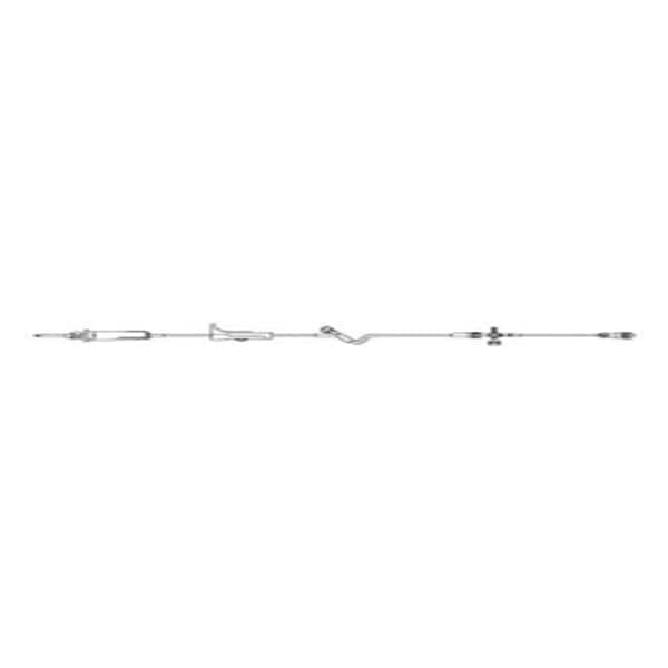 B. Braun Medical Inc. IV Administration Set Ndls Yinj Site: 6 111 15Drp Priming Volume 19mL 50/Ca - 351510
