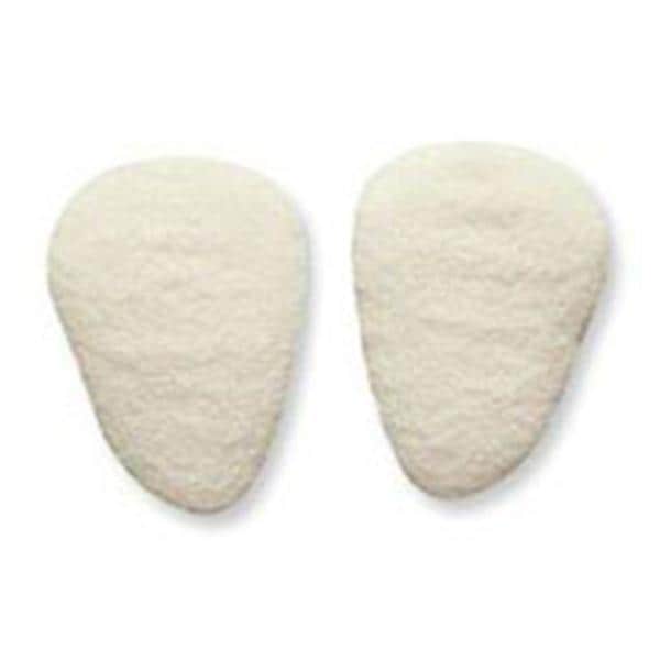 Hapad, Inc Pad Orthopedic Mtrsl Wool/Felt 3/8" Thick Adhesive Back White Size Large 6/Pk - 6413
