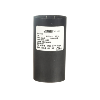Hillrom Cap, 75UF, 10%, 250V AC, Motor - 94.95
