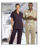 Fashion Seal Shirt Scrub 65% Polyester / 35% Cotton Fashion Poplin Unsx Nvy Lg Rvrsbl Pckt Each - 6694-L