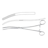 Miltex Forcep Sponge Bozeman Meister-Hand 10-1/2" Narrow Serrated Double Curve SS Each - Integra Miltex - MH7-622