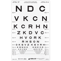 SLOAN LETTER PROPORTIONALLY SPACED DISTANCE CHART