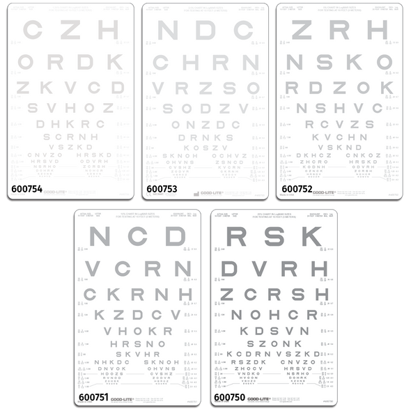 SLOAN LETTER LOW CONTRAST CHARTS