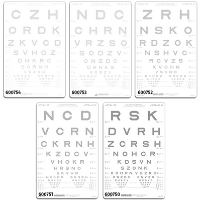SLOAN LETTER LOW CONTRAST CHARTS