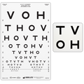 HOTV PEDIATRIC EYE CHART FOR ILLUMINATED CABINET