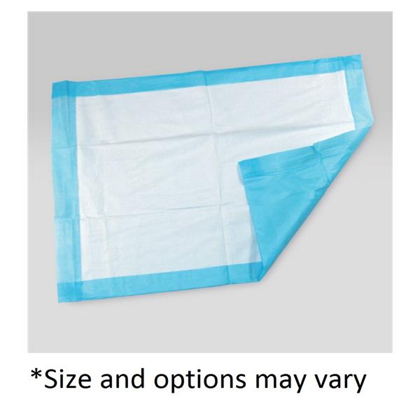Tidi Products LLC Underpad Unisex Small 23x24" High Blue 200/Case - 16652