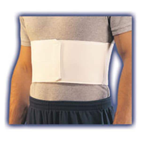 Medical Specialties Belt Rib Elastic Women White 4" Universal Each - 163270