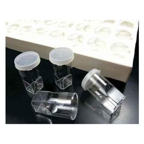 Evergreen Scientific Caplugs Dilution Vial Polystyrene 20mL Non-Sterile Tray 250/Ca - 55513