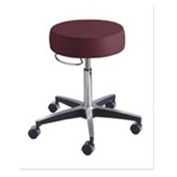 Brewer Company Stool Exam Century Series Chocolate Casters Backless 5 Leg Each - 11001HAM-122