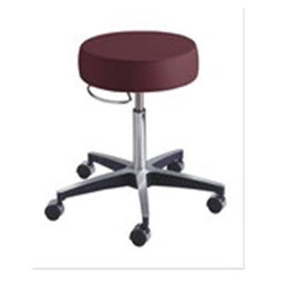 Brewer Company Stool Exam Century Series Chocolate Casters Backless 5 Leg Each - 11001HAM-122