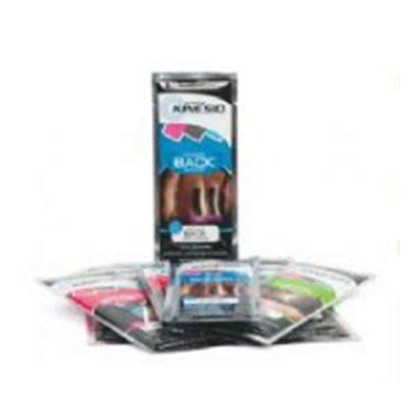 National Medical Alliance Tape Kinesiology Kinesio Cotton/Acrylic Pre Cut Adhesive Blue 20/Bx - KNPCB9901