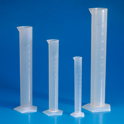 Globe Scientific Graduated Cylinder, PP, Molded Graduations