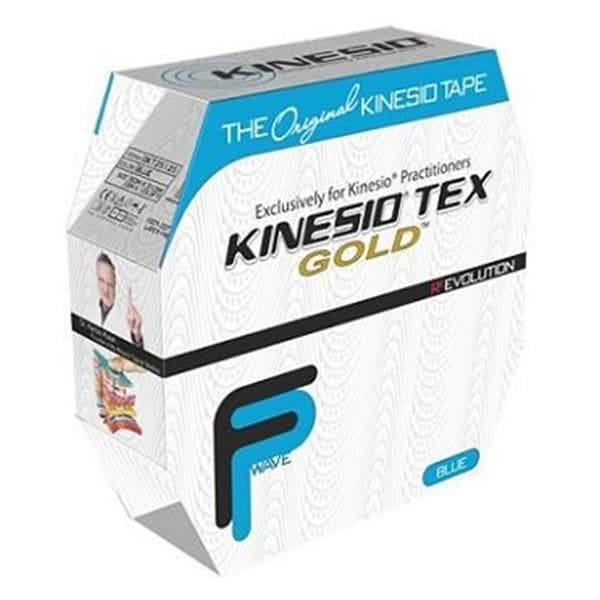 National Medical Alliance Tape Kinesiology Kinesio Tex Gold Cotton/Elastic/Acrylic 2"x34yd Adhs Blu 1Rl/Bx - GKT25125FP