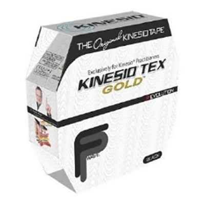 National Medical Alliance Tape Kinesiology Kinesio Tex Gold Cotton/Elastic/Acrylic 2"x34yd Adhs Blk 1Rl/Bx - GKT45125FP
