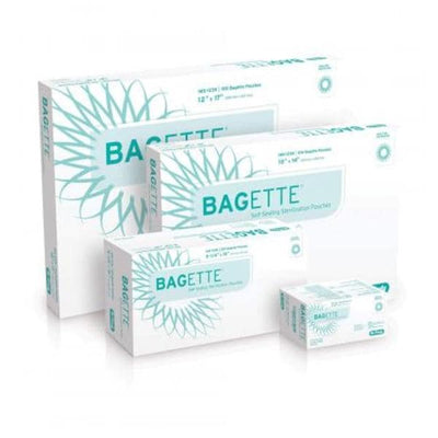 Hu Pouch Sterilization IMS Bagette 10 in x 14 in Blue / White 100/Bx, 10 BX/CA - Friedy (Hufriedy) - IMS-1238
