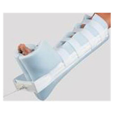 DJO, Inc Boot Traction Bucks Adult Foot Full Convoluted Foam 20x15.5" LtBlu Sz Medium Each - 79-83065