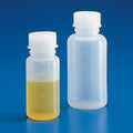 Globe Scientific Bottle with Screwcap, Wide Mouth, LDPE, Graduated