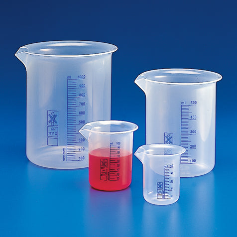 Globe Scientific Beaker, PP, Printed Graduations