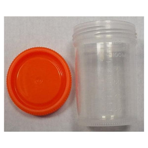 Fisher Scientific Co. Samco Bio-Tite Specimen Container 120mL Polypropylene Sterile 300/Ca - 1371156