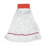 Clamp Quick Change Side-Gate Cotton String Wet Mop Head White