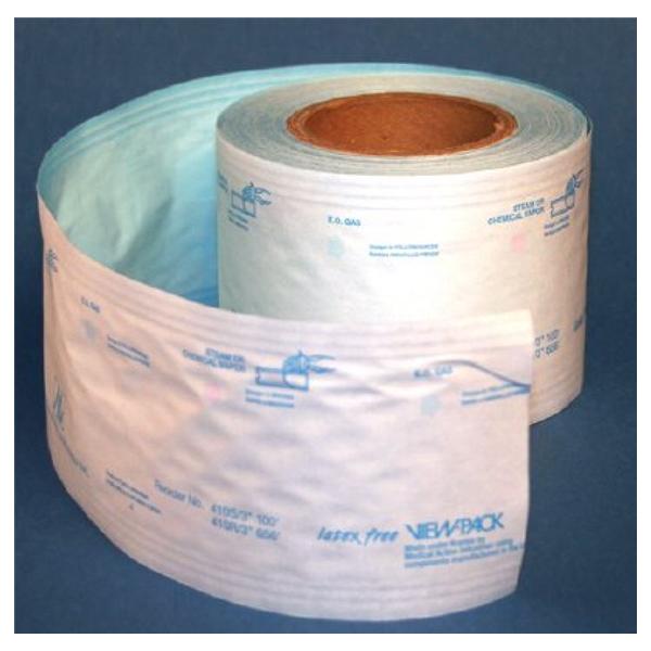 Medical Action Industries Tubing Sterilization 100 Feet x 6 in White / Clear 1/Pk, 8 PK/CA - 420S