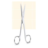 Medical Action Industries Scissors Iris 5-1/2" Sharp/Sharp Stainless Steel Disposable 20/Bx - 56328