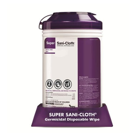 PDI Professional Disposables Caddy Wipes Sani-Canister Caddy Purple 5/Ca - P012601