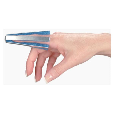 Deroyal Industries Inc Splint 4-Prong Finger Blue 3.5" Size Large 12/Ca - 9112-03