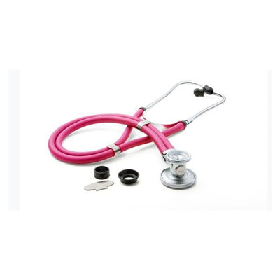 American Diagnostic Corp. Stethoscope Sprague Rappaport Adscope 641 Neon Pink Adult/Pediatric 30" 2Hd Eachch - 641NP