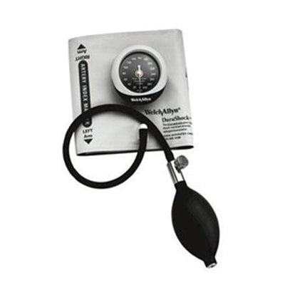 Welch Sphygmomanometer Anrd DuraShock Silver Series Sm Adlt 10 Arm 300mmHg Gry/Blk Each - Allyn - DS45-10