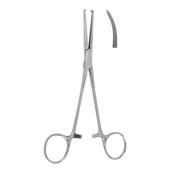 Miltex Forcep Hemostatic Rochester-Ochsner Vantage 6-1/4" Curved Stainless Steel Each - Integra Miltex - V97-160