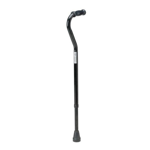 Medline Industries Inc Cane Single Heavy Duty Steel 500lb Capacity 29-38" Black Adult Each - MDS86420XW