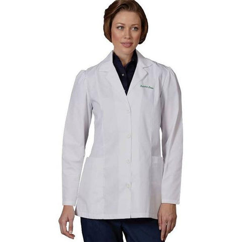 Fashion Seal Lab Coat 65% Polyester / 35% Cotton Womens White Medium 35 in Each - 444-M
