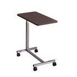 Brewer Company Table Overbed 25lb Capacity Walnut 15-1/2x26" Each - 11610