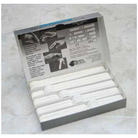 Brownmed Splint Support Plastalume Assorted Kit Finger White Size #27 Universal 27/Pk - 10008