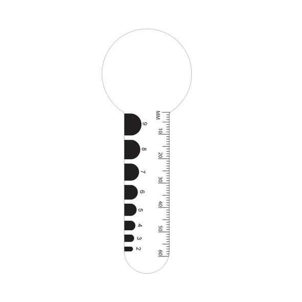 MINI HAND-HELD OCCLUDER FOR TRIAL FRAMES