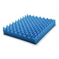 Graham Pad Eggcrate Lumex For Wheelchair 18x16x3" Blue Foam Each - Field/Everest &Jennings - 7-1630E