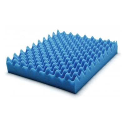 Graham Pad Eggcrate Lumex For Wheelchair 18x16x3" Blue Foam Each - Field/Everest &Jennings - 7-1630E